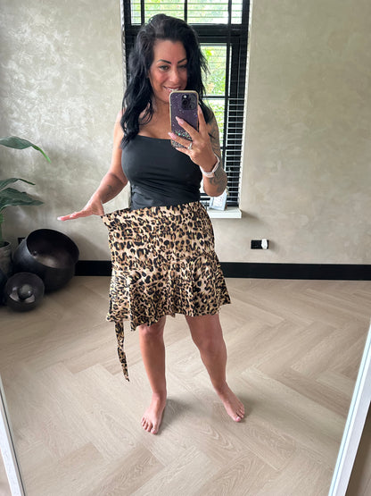 MAGIC Skirt/Short Leopard Gold Brown