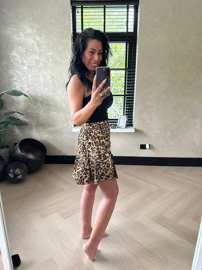 MAGIC Skirt/Short Leopard Gold Brown