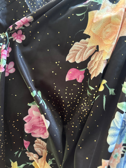 MAGIC Strapless Dress Black Gold