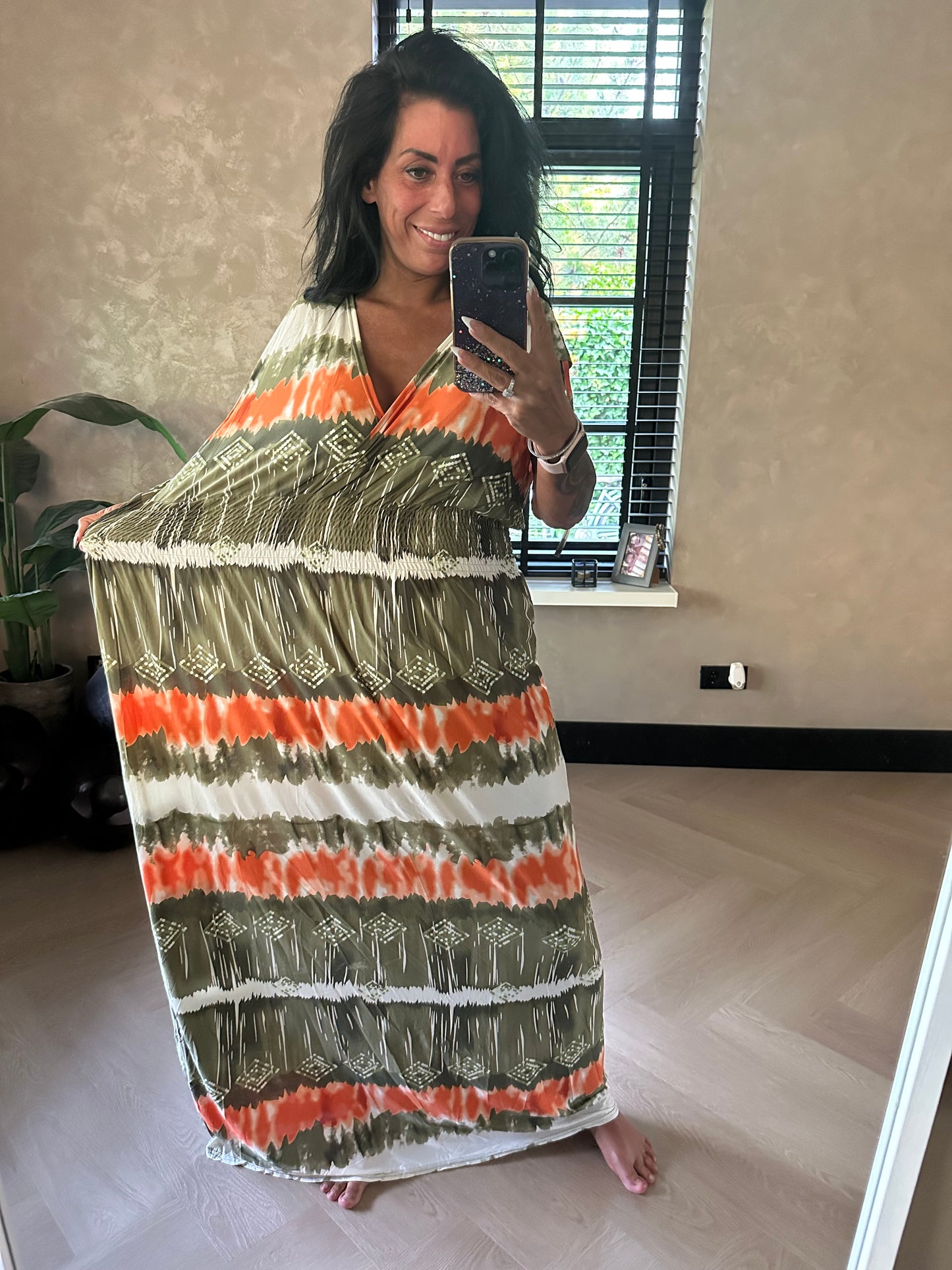 MAGIC Dress Tie Dye Green