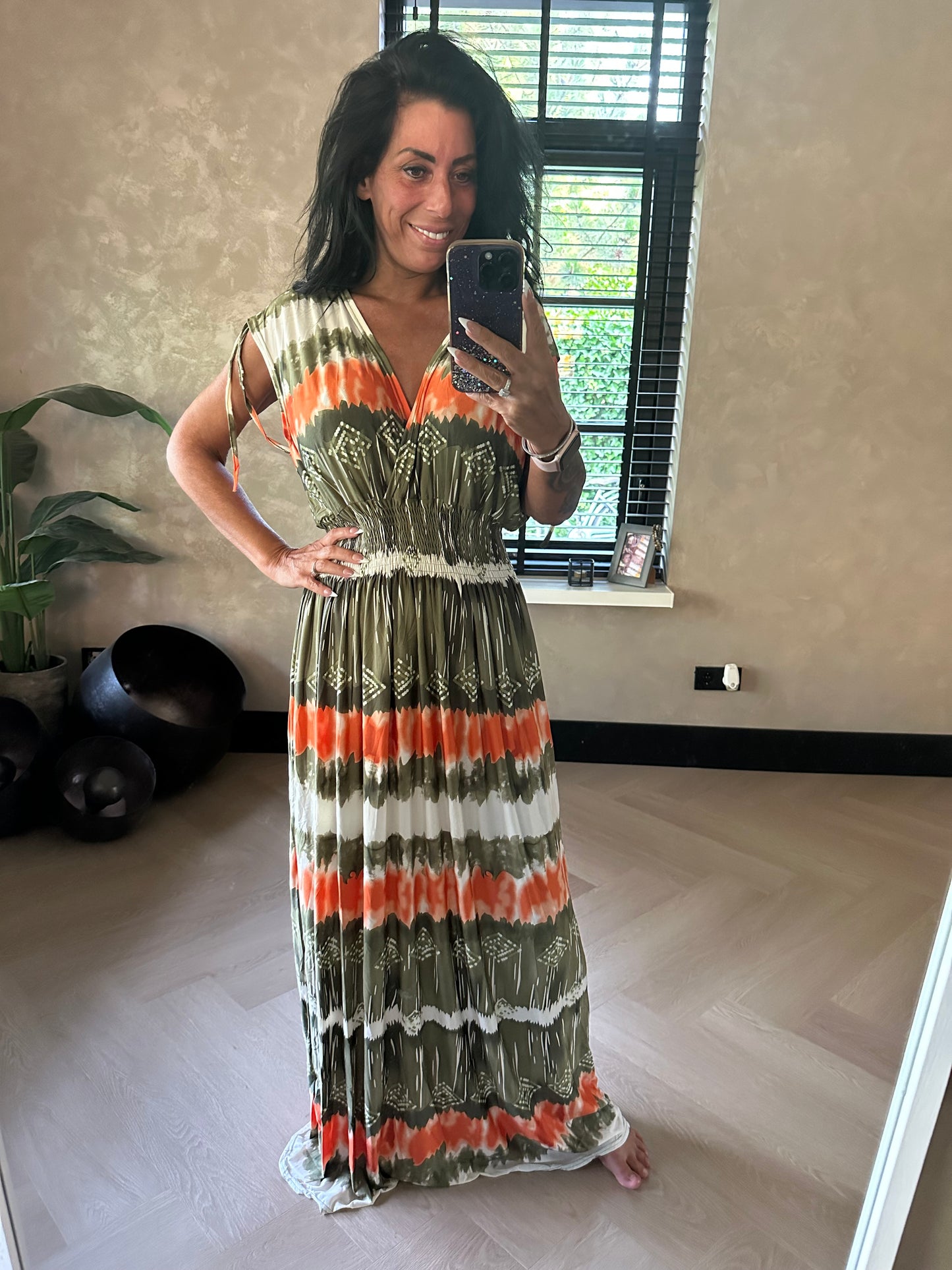 MAGIC Dress Tie Dye Green