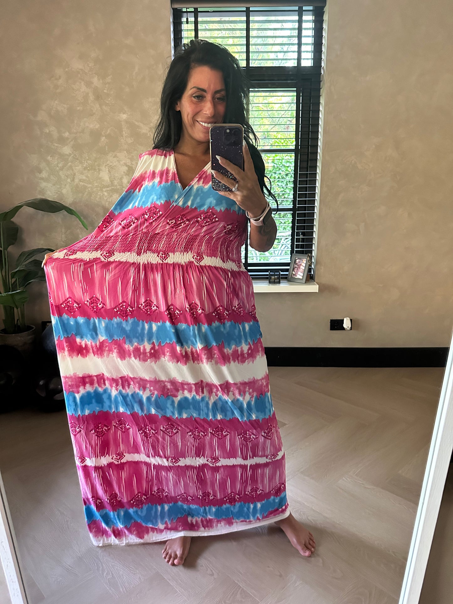 MAGIC Dress Tie Dye Pink