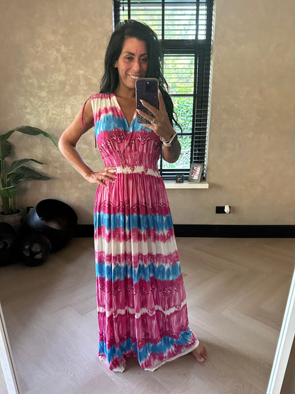 MAGIC Dress Tie Dye Pink