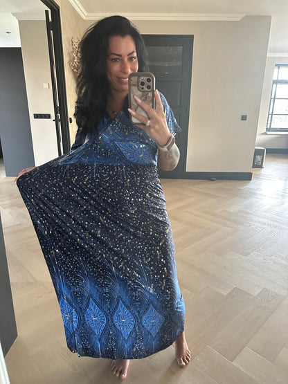 MAGIC Dress Midnight Gold Blue