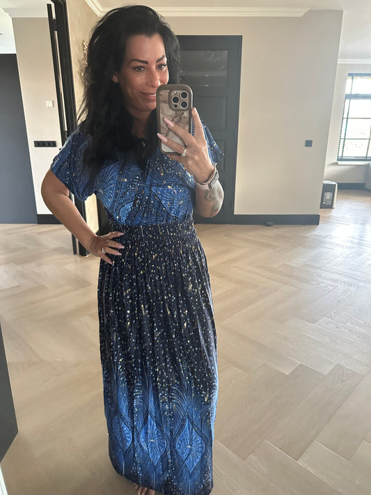 MAGIC Dress Midnight Gold Blue