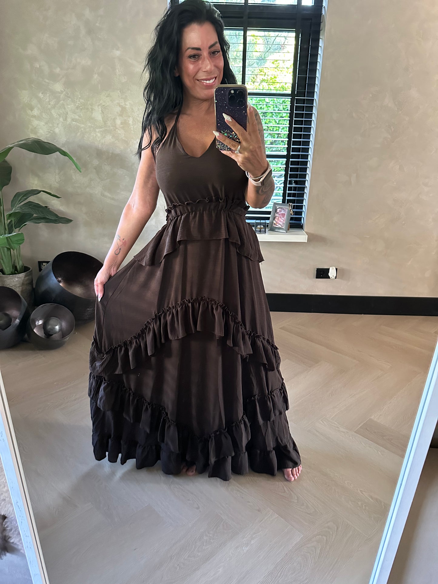 Nina Dress Brown