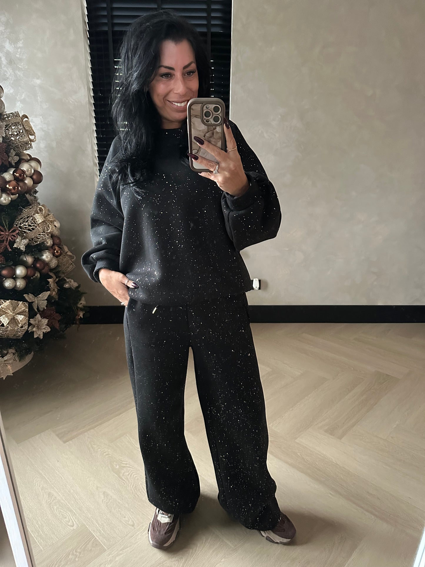 Nora Glitter Set Black