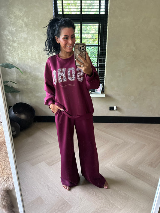 SOHO Comfy Set Bordeaux