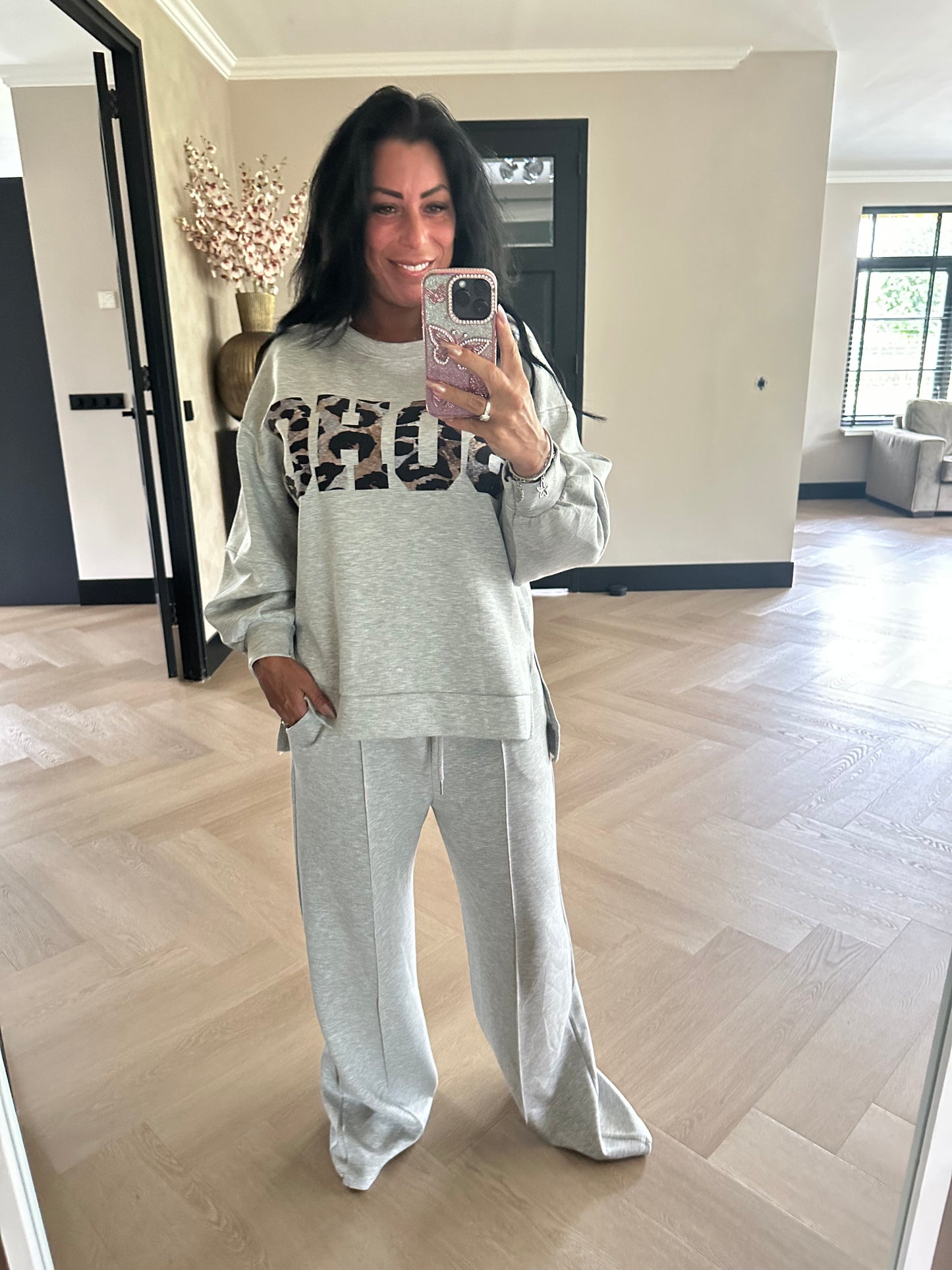 SOHO Leopard Set Grey