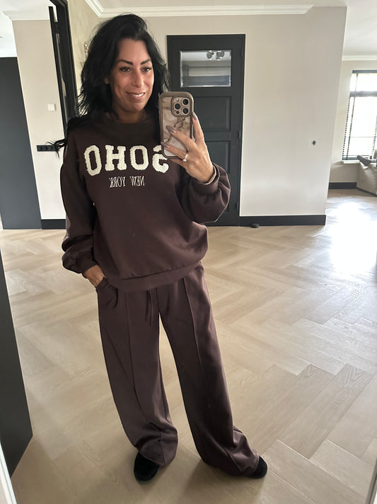 SOHO Teddy Letters Set Choco