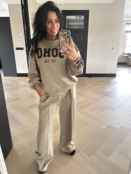 SOHO Teddy Letters Set Taupe