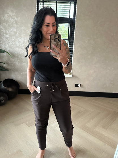Reisehose Braun