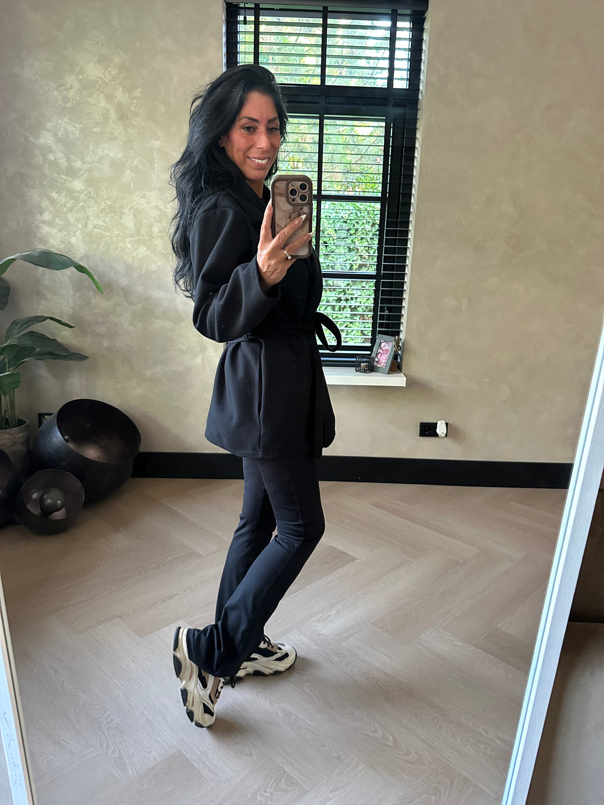 Trenchcoat Short Black