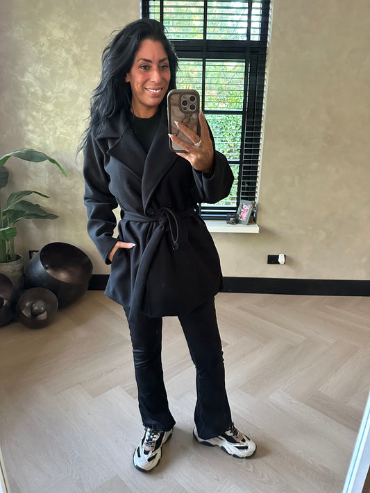 Trenchcoat Short Black