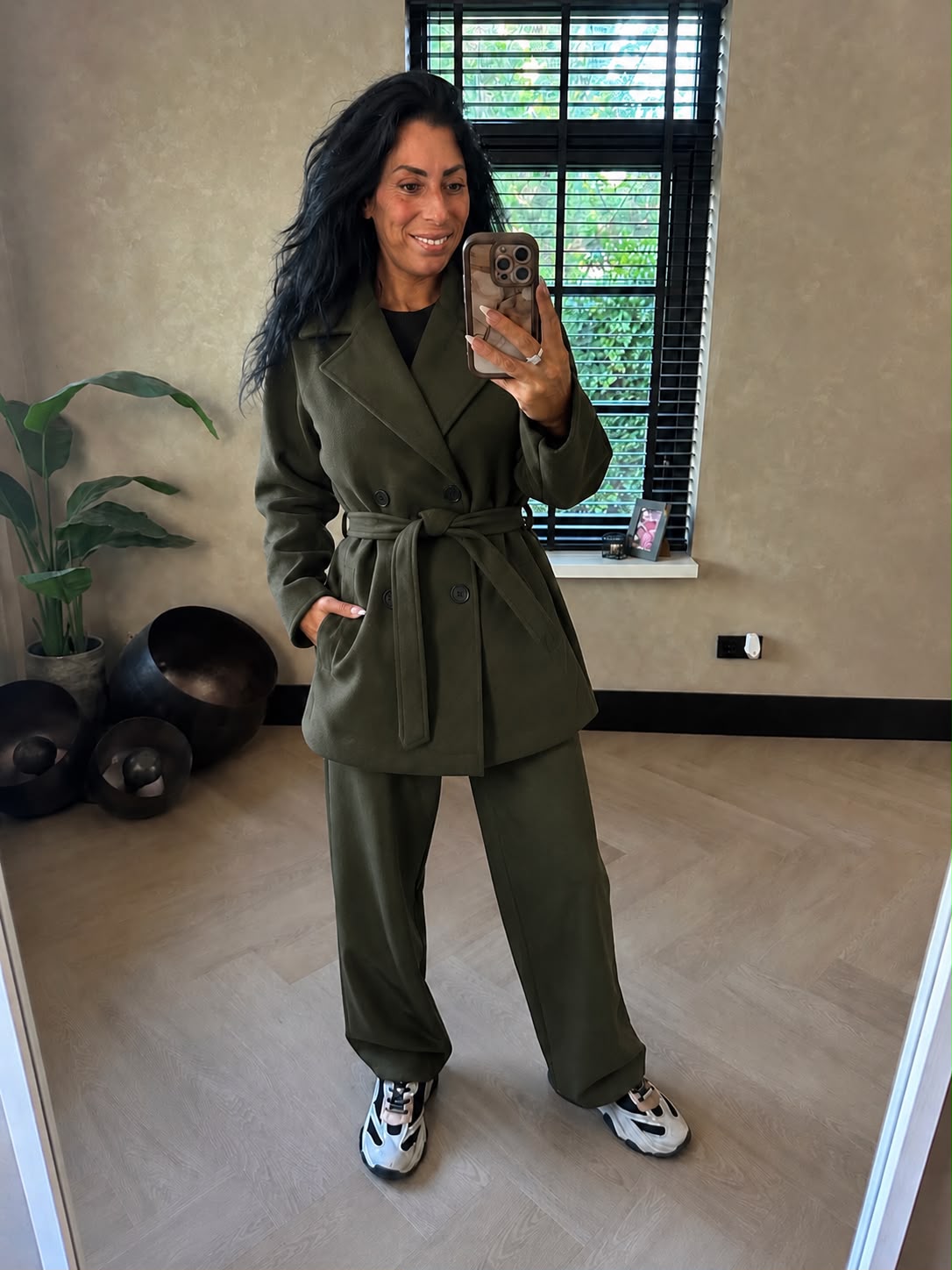 Trenchcoat Short Green