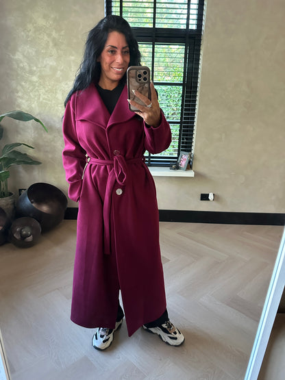 Trenchcoat Long Bordeaux