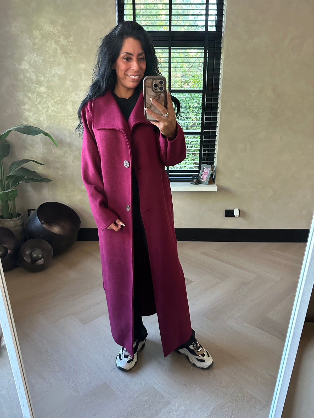 Trenchcoat Long Bordeaux