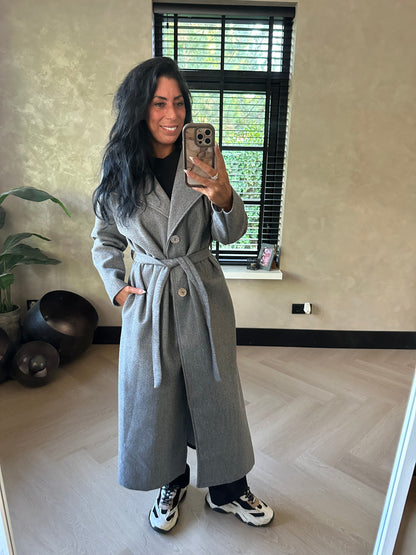 Trenchcoat Long Grey