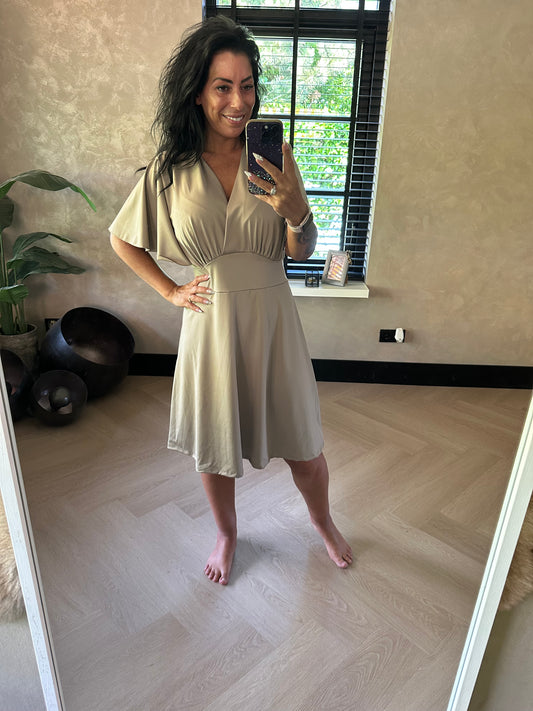 Yaya Dress Taupe