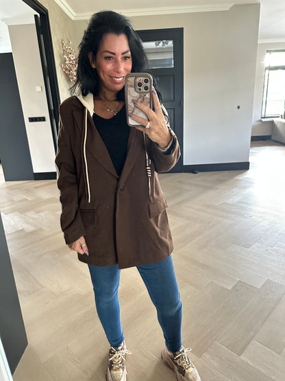 Zoë Jogging Blazer Choco
