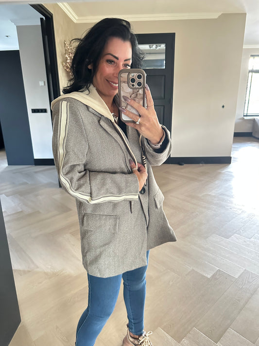 Zoë Jogging Blazer Taupe