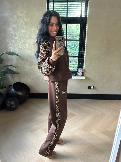 Leopard Comfy Set Brown