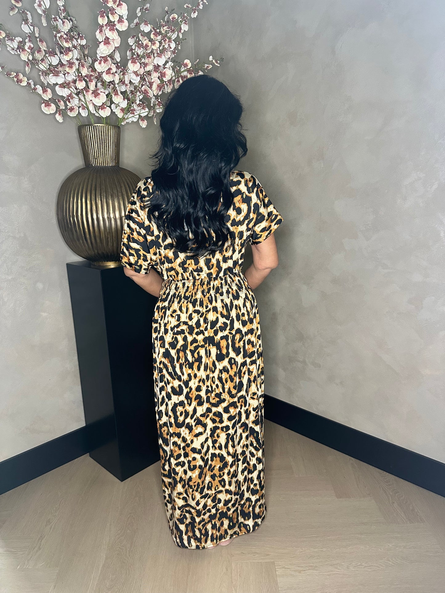 Magic Dress Leopard Gold Camel