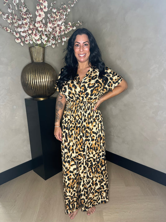 Magic Dress Leopard Gold Camel