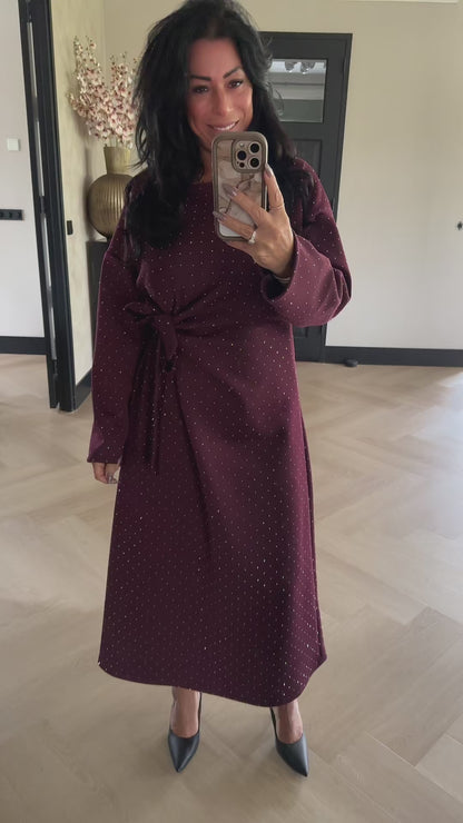 BiBa Shimmer Dress Brown